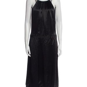 Vera Wang Sleeveless Midi Square Neckline Cocktail Dress 10 NWT
